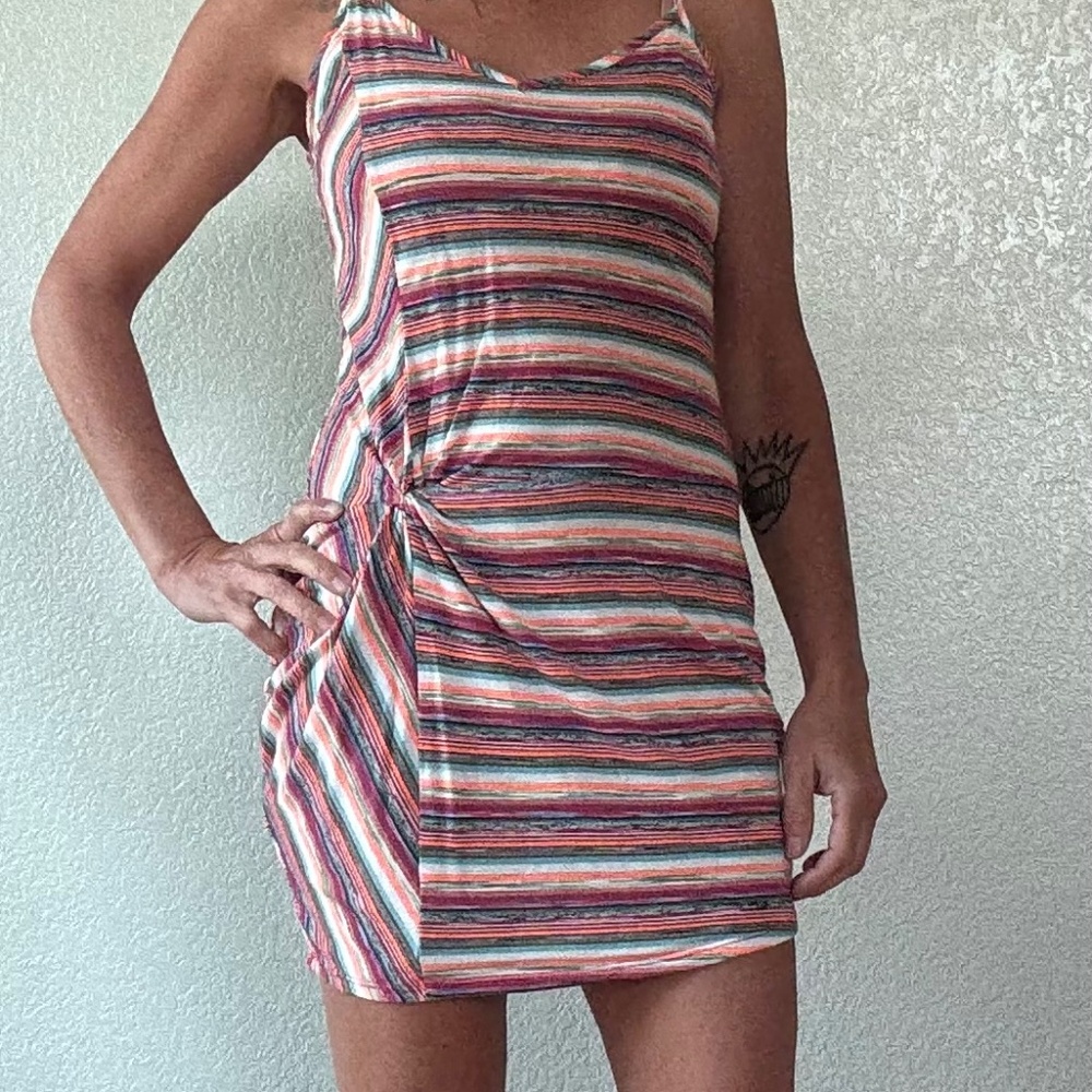 Multicolor mini Love Fire Dress